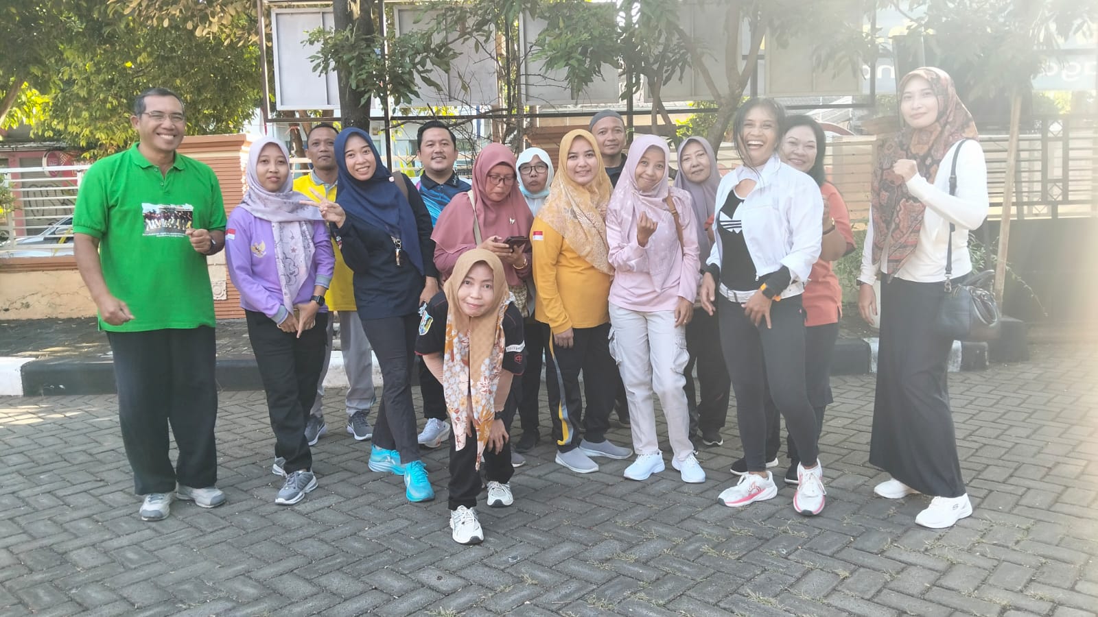 Kecamatan Tuban rutin mengadakan senam pagi setiap hari Jum'at
