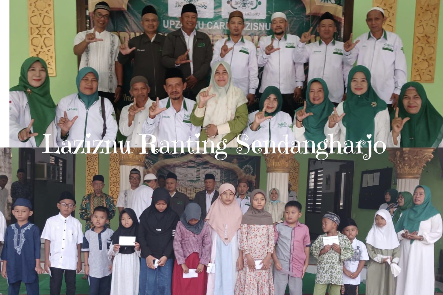 LAZISNU Sendangharjo Tebar Kebahagiaan, Santuni 14 Anak Yatim di Mushola Ar-Rahman